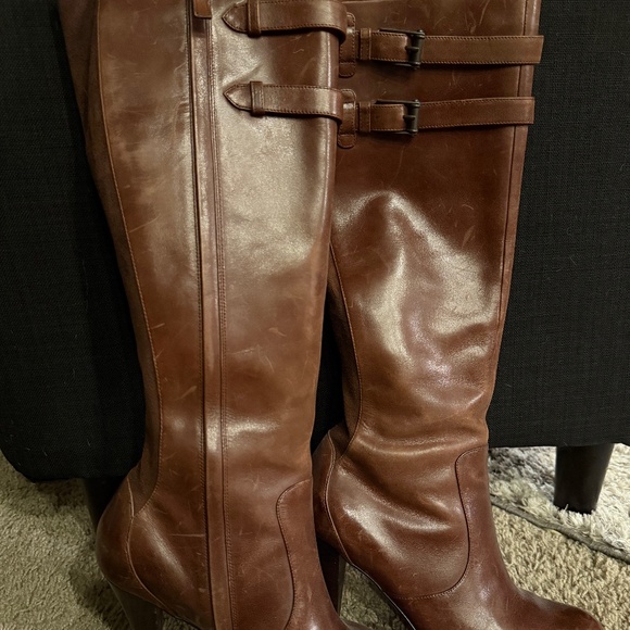 Cole Haan Nike Air Collaboration High Heel Knee High Boots 8.5 - Picture 1 of 6